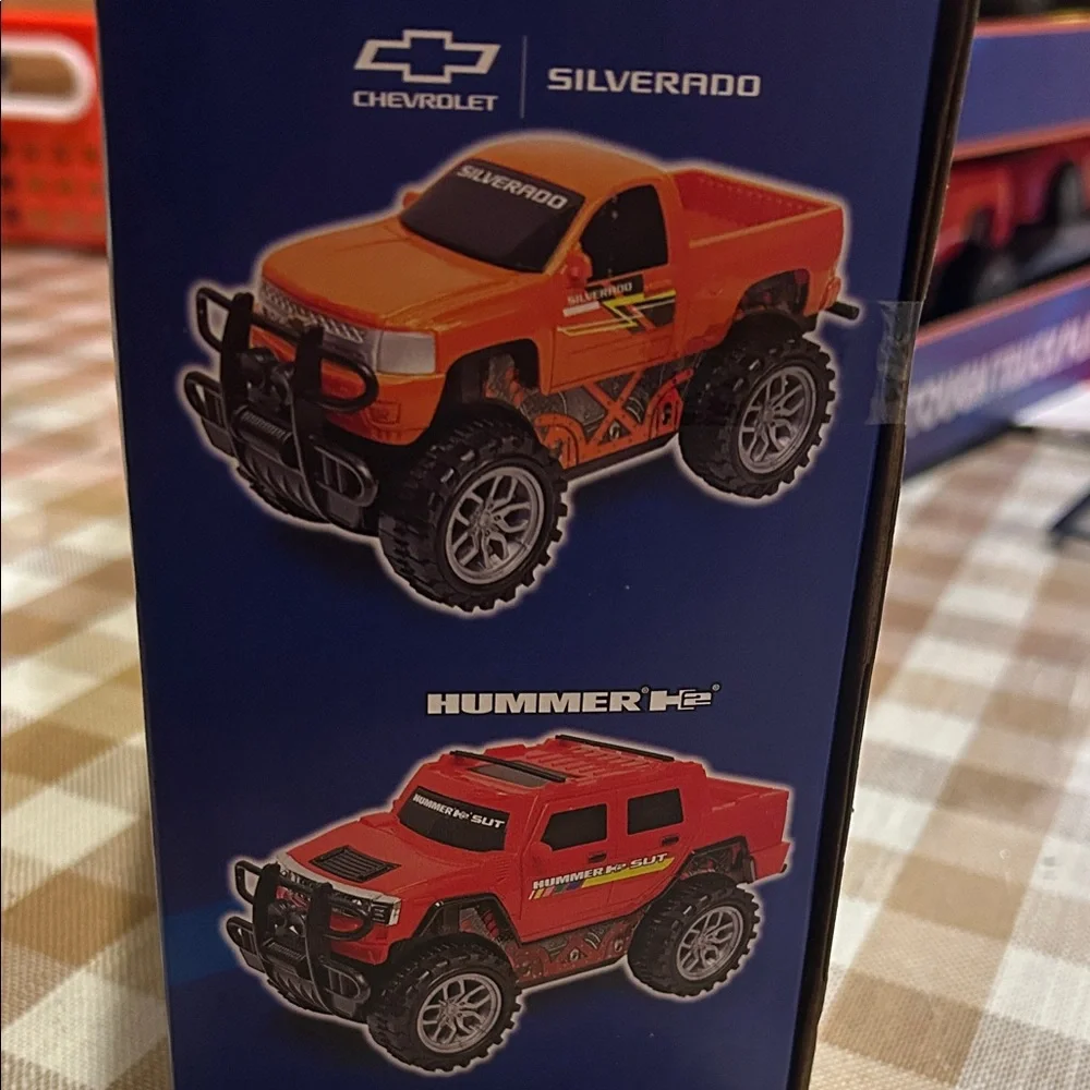 NWT Tough Truck Play Set - Red, Blue, Orange, Green